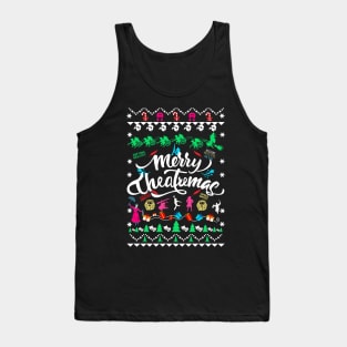 Ugly Theatre Christmas Sweater Tank Top